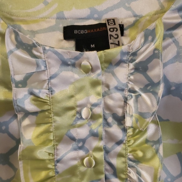 BCBGMaxAzria lobster shirt sz M - Picture 2 of 5